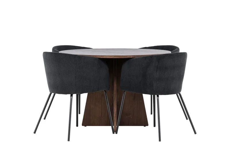 Round Dining Set Venture Home - Huonekalut - Pöytä & ruokailuryhmä - Ruokailuryhmä