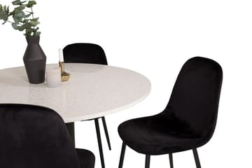 Round Dining Set Venture Home - Huonekalut - Pöytä & ruokailuryhmä - Ruokailuryhmä