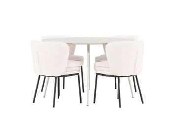Round Dining Set Venture Home - Huonekalut - Pöytä & ruokailuryhmä - Ruokailuryhmä