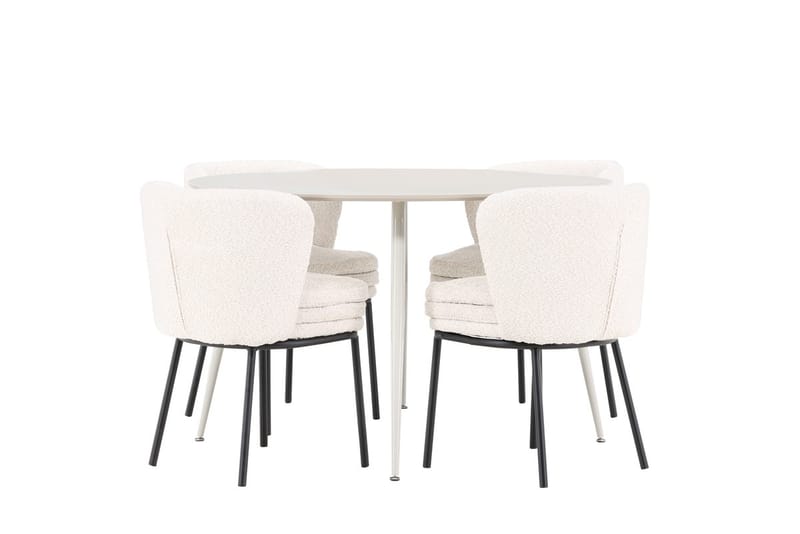 Round Dining Set Venture Home - Huonekalut - Pöytä & ruokailuryhmä - Ruokailuryhmä