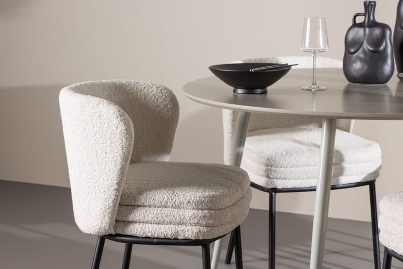 Round Dining Set Venture Home - Huonekalut - Pöytä & ruokailuryhmä - Ruokailuryhmä