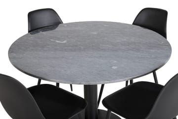 Round Dining Set Venture Home - Huonekalut - Pöytä & ruokailuryhmä - Ruokailuryhmä