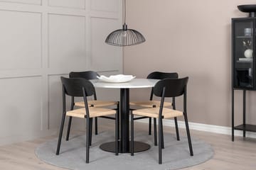 Round Dining Set Venture Home - Huonekalut - Pöytä & ruokailuryhmä - Ruokailuryhmä