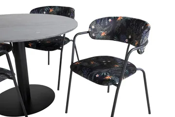 Round Dining Set Venture Home - Huonekalut - Pöytä & ruokailuryhmä - Ruokailuryhmä