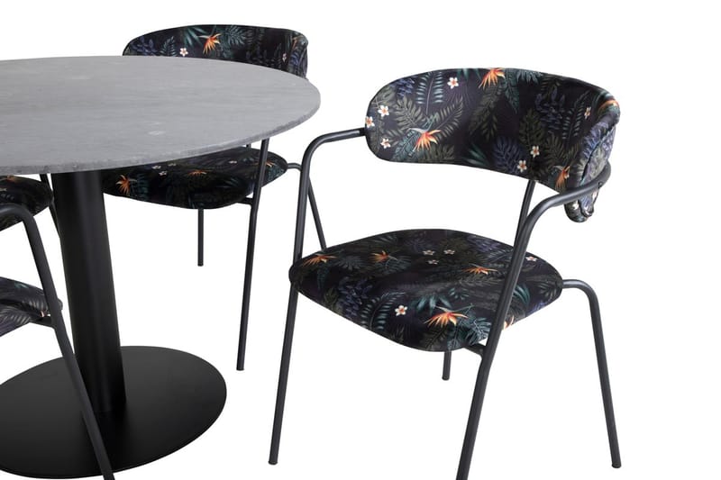 Round Dining Set Venture Home - Huonekalut - Pöytä & ruokailuryhmä - Ruokailuryhmä