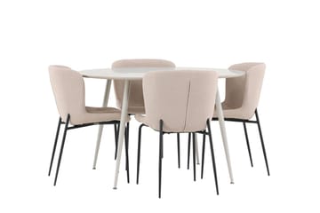 Round Dining Set Venture Home - Huonekalut - Pöytä & ruokailuryhmä - Ruokailuryhmä