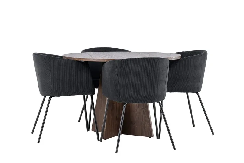 Round Dining Set Venture Home - Huonekalut - Pöytä & ruokailuryhmä - Ruokailuryhmä