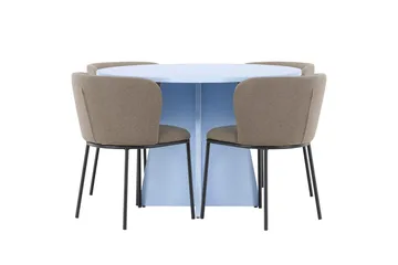 Round Dining Set Venture Home - Huonekalut - Pöytä & ruokailuryhmä - Ruokailuryhmä