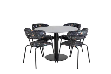 Round Dining Set Venture Home - Huonekalut - Pöytä & ruokailuryhmä - Ruokailuryhmä