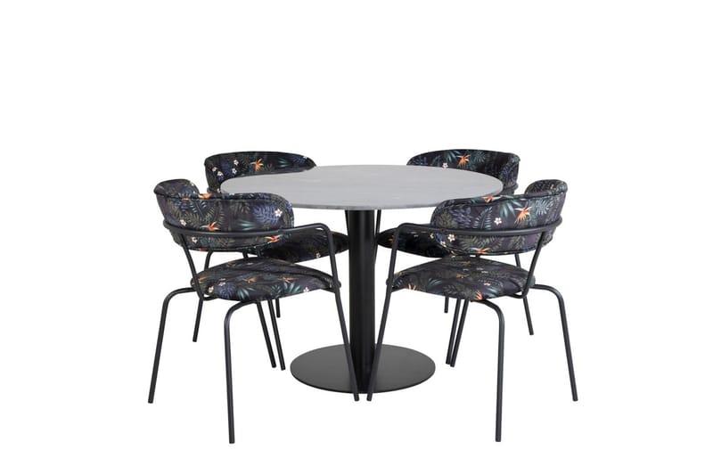 Round Dining Set Venture Home - Huonekalut - Pöytä & ruokailuryhmä - Ruokailuryhmä