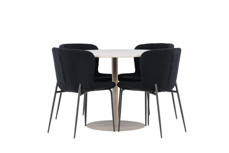 Round Dining Set Venture Home - Huonekalut - Pöytä & ruokailuryhmä - Ruokailuryhmä