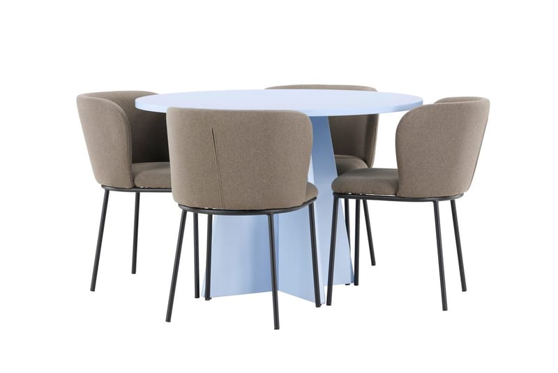 Round Dining Set Venture Home - Huonekalut - Pöytä & ruokailuryhmä - Ruokailuryhmä