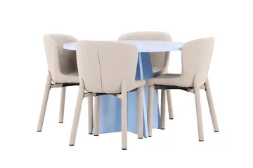Round Dining Set Venture Home - Huonekalut - Pöytä & ruokailuryhmä - Ruokailuryhmä