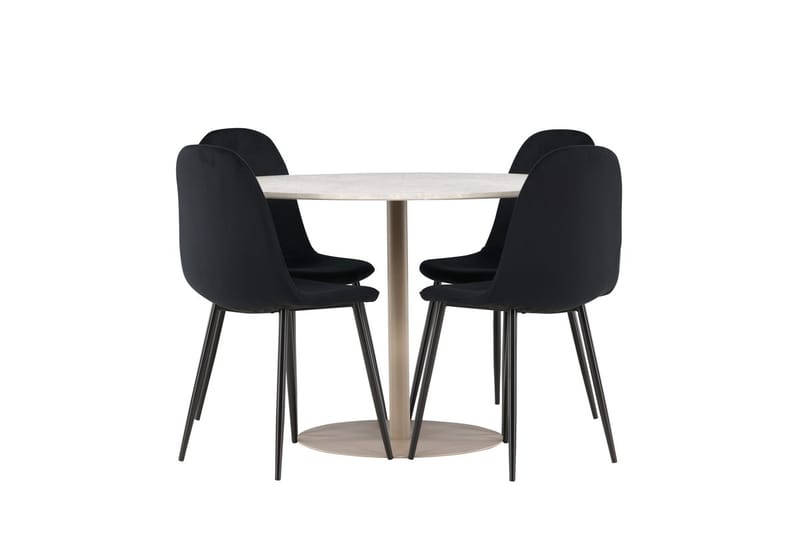 Round Dining Set Venture Home - Huonekalut - Pöytä & ruokailuryhmä - Ruokailuryhmä