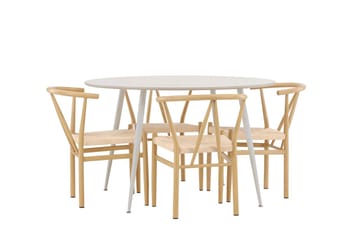Round Dining Set Venture Home - Huonekalut - Pöytä & ruokailuryhmä - Ruokailuryhmä
