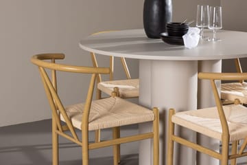 Round Dining Set Venture Home - Huonekalut - Pöytä & ruokailuryhmä - Ruokailuryhmä