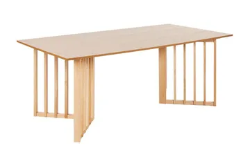 Rouyn Ruokapöytä 100x200 cm - Vaalean Ruskea - Huonekalut - Pöytä & ruokailuryhmä - Ruokapöydät & keittiön pöydät
