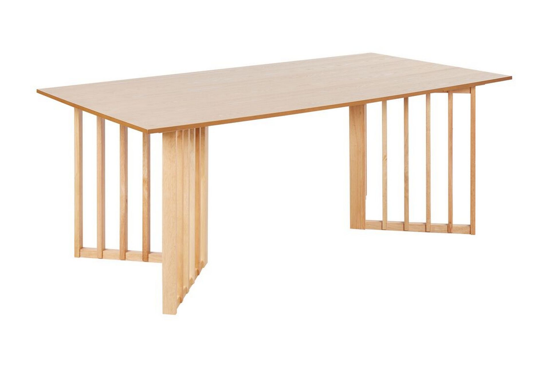Rouyn Ruokapöytä 100x200 cm - Vaalean Ruskea - Huonekalut - Pöytä & ruokailuryhmä - Ruokapöydät & keittiön pöydät