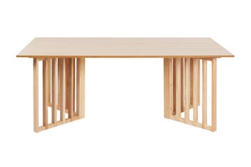 Rouyn Ruokapöytä 100x200 cm - Vaalean Ruskea - Huonekalut - Pöytä & ruokailuryhmä - Ruokapöydät & keittiön pöydät