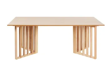Rouyn Ruokapöytä 100x200 cm - Vaalean Ruskea - Huonekalut - Pöytä & ruokailuryhmä - Ruokapöydät & keittiön pöydät