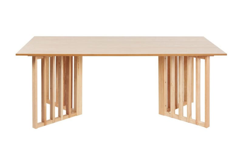 Rouyn Ruokapöytä 100x200 cm - Vaalean Ruskea - Huonekalut - Pöytä & ruokailuryhmä - Ruokapöydät & keittiön pöydät