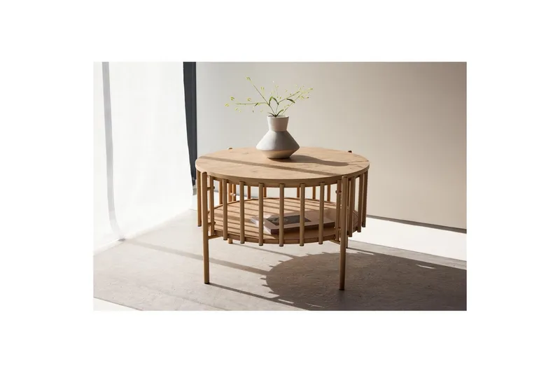 Rubbo Sohvapöytä 80 Cm - Luonto - Huonekalut - Pöytä & ruokailuryhmä - Sohvapöytä