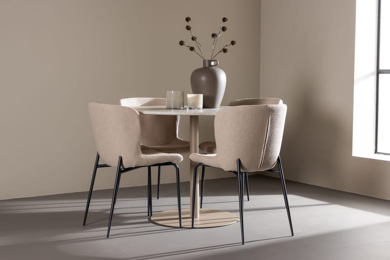 Rund matgrupp Venture Home Beige Beige 4st