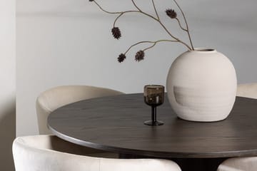 Rund matgrupp Venture Home Beige Mörkt trä 4st - Huonekalut - Pöytä & ruokailuryhmä - Ruokailuryhmä