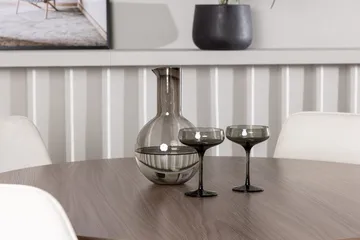 Rund matgrupp Venture Home Beige Valnöt 4st - Huonekalut - Pöytä & ruokailuryhmä - Ruokailuryhmä