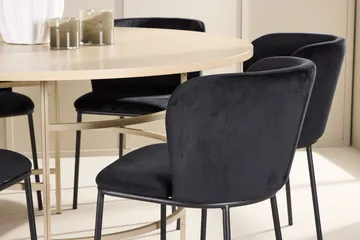 Rund matgrupp Venture Home Beige - Huonekalut - Pöytä & ruokailuryhmä - Ruokailuryhmä