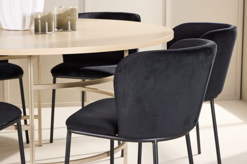 Rund matgrupp Venture Home Beige - Huonekalut - Pöytä & ruokailuryhmä - Ruokailuryhmä