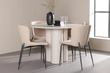Beige - Mocca, grå, svart, beige
