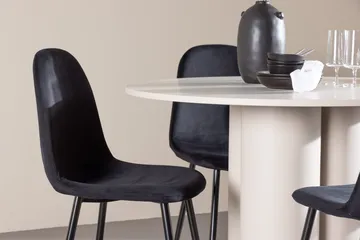 Rund matgrupp Venture Home Beige - Huonekalut - Pöytä & ruokailuryhmä - Ruokailuryhmä