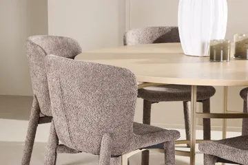 Rund matgrupp Venture Home Beige - Huonekalut - Pöytä & ruokailuryhmä - Ruokailuryhmä