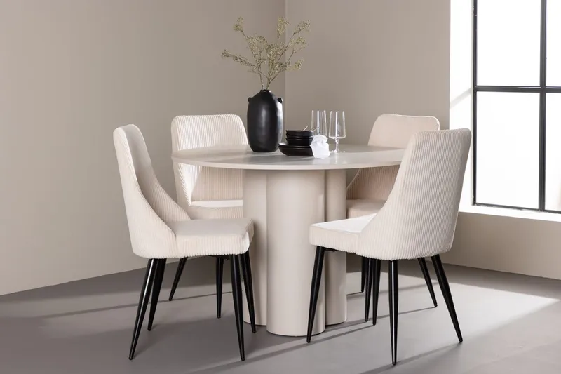 Rund matgrupp Venture Home Beige