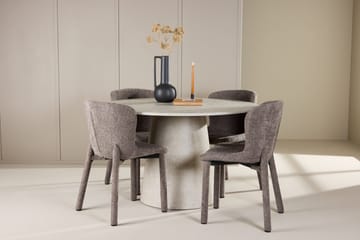 Rund matgrupp Venture Home Brun Beige 4st - Huonekalut - Pöytä & ruokailuryhmä - Ruokailuryhmä