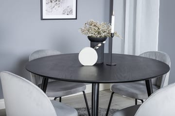 Rund matgrupp Venture Home Grå - Huonekalut - Pöytä & ruokailuryhmä - Ruokailuryhmä