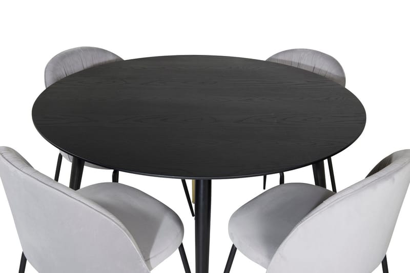 Rund matgrupp Venture Home Grå - Huonekalut - Pöytä & ruokailuryhmä - Ruokailuryhmä