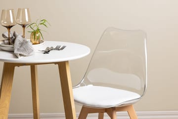 Rund matgrupp Venture Home Natur Vit 2st - Huonekalut - Pöytä & ruokailuryhmä - Ruokailuryhmä