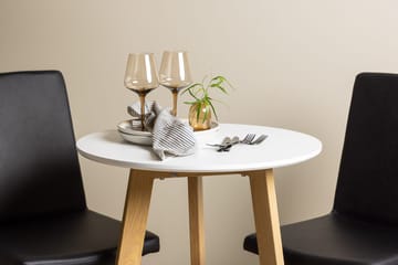 Rund matgrupp Venture Home Svart Vit 2st - Huonekalut - Pöytä & ruokailuryhmä - Ruokailuryhmä