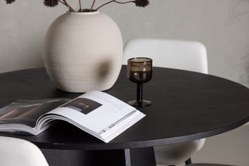 Rund matgrupp Venture Home Vit Svart 4st - Huonekalut - Pöytä & ruokailuryhmä - Ruokailuryhmä