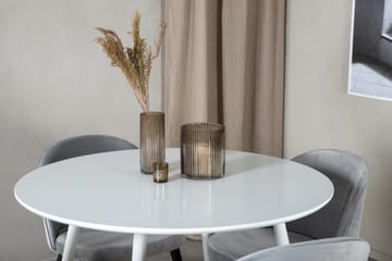 Rund matgrupp Venture Home Vit - Huonekalut - Pöytä & ruokailuryhmä - Ruokailuryhmä