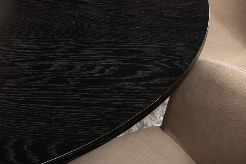 Ruokailuryhmä Bianca 110 cm Pyöreä 4 Berit Tuolia - Beige - Huonekalut - Pöytä & ruokailuryhmä - Ruokailuryhmä