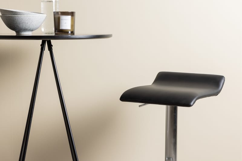 Ruokailuryhmä Bistro 60 cm Pyöreä 2 Jonna Tuolia - Musta - Huonekalut - Pöytä & ruokailuryhmä - Ruokailuryhmä