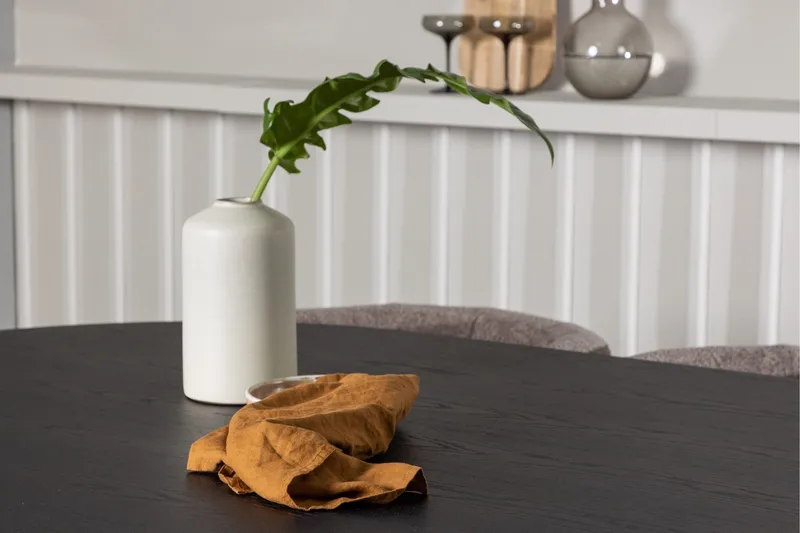 Ruokailuryhmä Bootcut 230 cm Soikea 6 Morning Tuolia - Ruskea - Huonekalut - Pöytä & ruokailuryhmä - Ruokailuryhmä