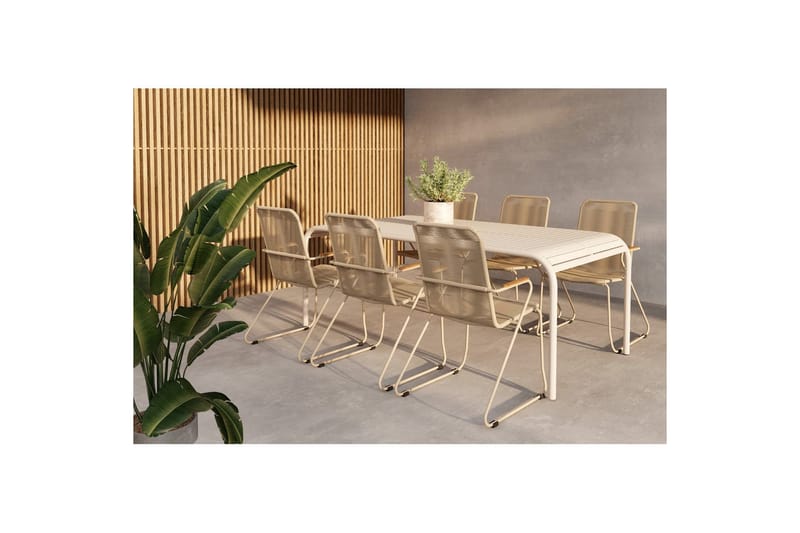 Ruokailuryhmä Borneo, Bois, Beige, Beige, 6