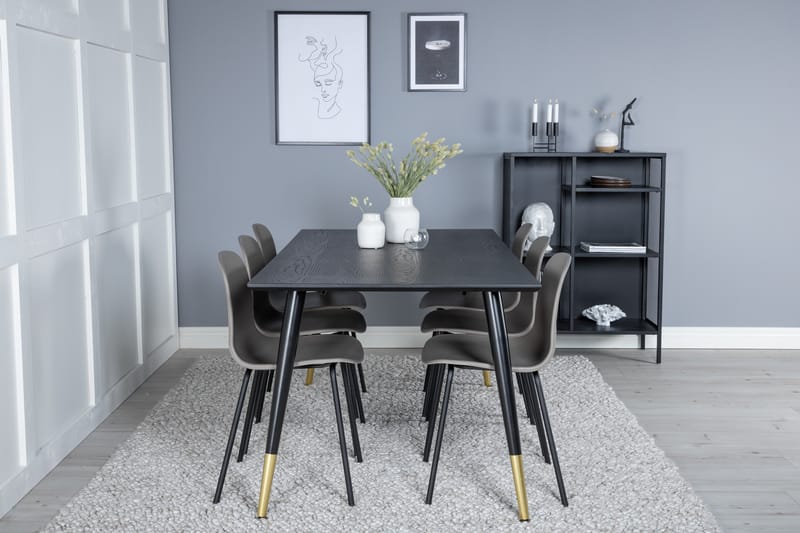 Daicy Ruokapöytä 180 cm 6 Labbetorp Ruokatuolia - Huonekalut - Pöytä & ruokailuryhmä - Ruokailuryhmä