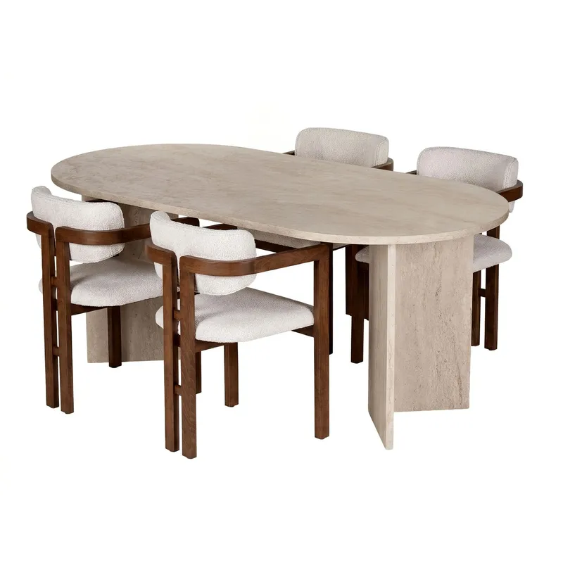 Dining Table & Chairs Set Nordure, undefined
