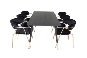Ruokailuryhmä Dipp 180 cm Suorakulmainen 6 Arrow Tuolia