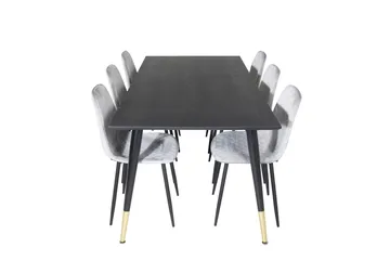 Ruokailuryhmä Dipp 180 cm Suorakulmainen 6 Polar Tuolia